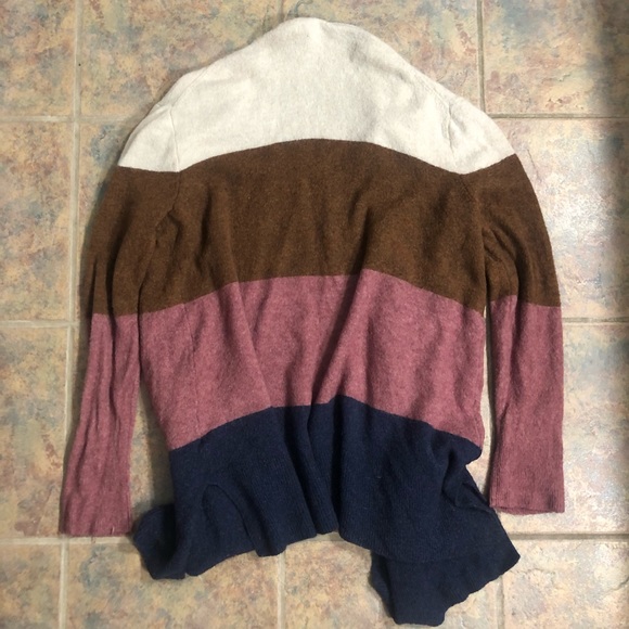 [madewell] large color block cardigan sweater - Picture 3 of 5